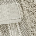 thumbnail image 5 of MAYEERTY 20"x32" Bathroom Rug Woven Texture Stripe Non-Slip Bath Mat, Beige, 5 of 8