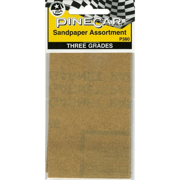 Pine Car Derby Sandpaper Assortment-