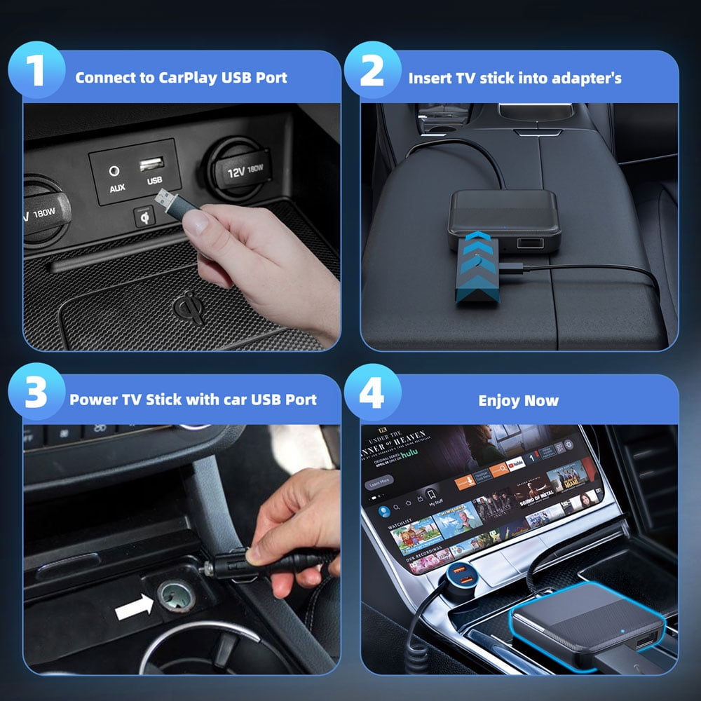 OTTOCAST Car TV Converter Mate for Fire TV Stick Box for OEM Wired