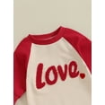 thumbnail image 5 of Infant Baby Boy Girl Valentine's Day Outfit 3 6 12 18 Months Love Heart Print Jumpsuit Romper Onesie Valentines Clothes, 5 of 7