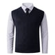 thumbnail image 1 of pstuiky Camiseta sin mangas para hombre, Camisola gruesa y cálida de punto de moda para hombre, sin mangas, con cuello en V Chaleco de hombre xxl, 1 of 5