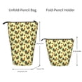 thumbnail image 2 of Lsque Roosters In Farm Pattern Telescopic Pencil Bag Pen Holder Stationery Case, Stand-up Retractable Transformer Bag Organizer, 2 of 6