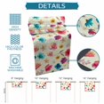 thumbnail image 6 of Colorful Flowers Table Runner 70 Inches, Spring Watercolor Floral Plant Beige Bed Runner Dresser Scarves Tabletop for Indoor Outdoor Parties/Ceremony/Banquet, 13" x 70", 6 of 9