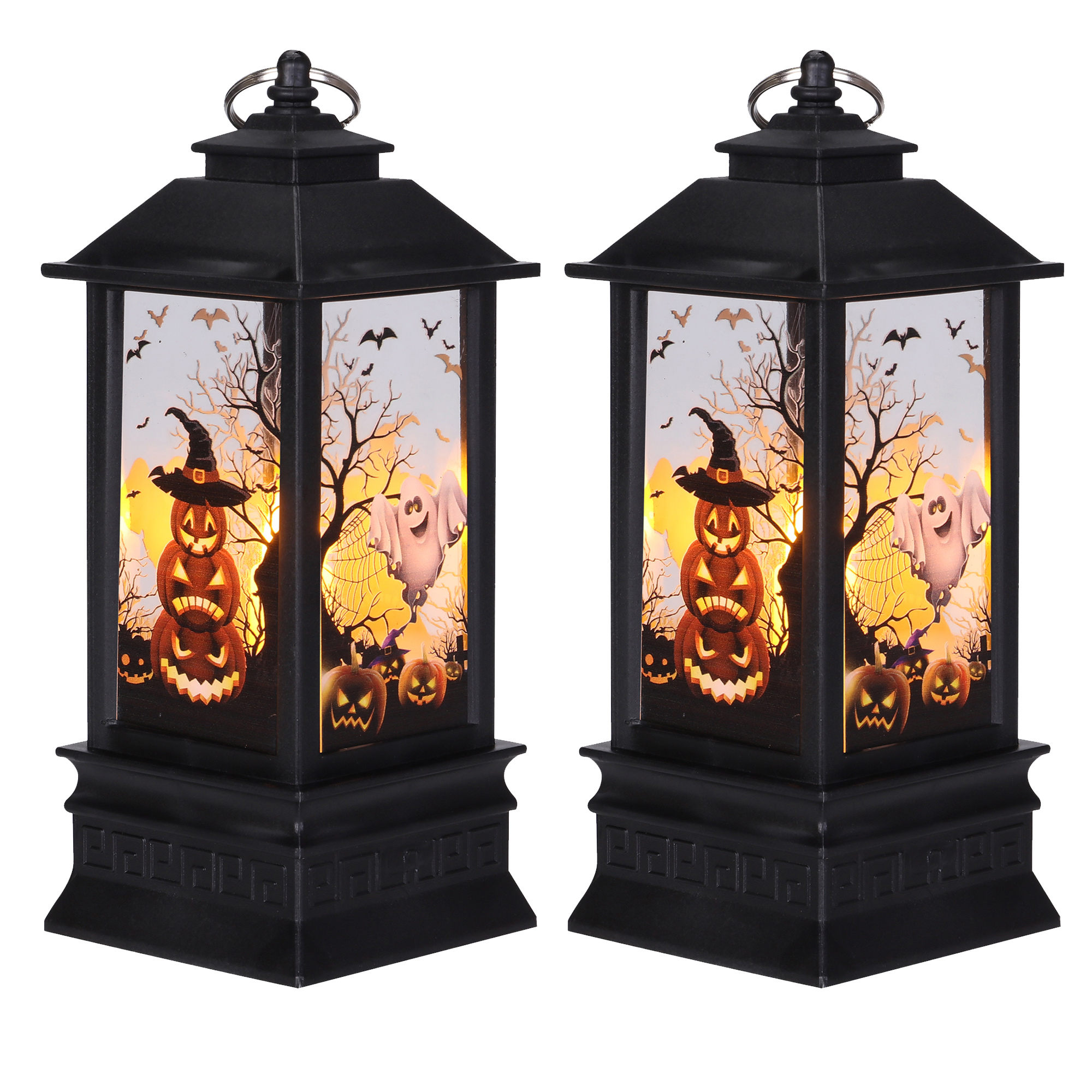 YouLoveIt Halloween LED Lanterns Decorative Hanging Lights Battery