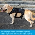 thumbnail image 4 of Arnés de levantamiento de perros Yrenoer, chaleco de apoyo a la rehabilitación, negro, XL, 4 of 7
