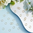 thumbnail image 4 of 300Pcs Open Jump Rings 24K Gold Plated Round Rings 9mm 304 Stainless Steel Split Rings for Jewelry Making Repairing Supplies with Storage Box 0.35in, 4 of 6