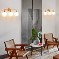 thumbnail image 3 of Bathroom vanity lights gold 3 light modern vanity light fixtures, 3 of 5