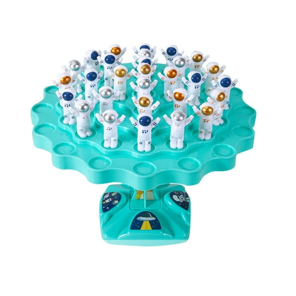 Ensemble de Jouets Empilables Astronaute Jeu Éducatif de Table pour Enfants Jeu Interactif Parent-Enfant Arbre Plateau
