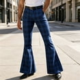 thumbnail image 2 of Venzia Men Green Plaid Flared Trousers, Vintage High Waist Bell Bottom Pants, Retro Business Casual Dress Pants, 2 of 5