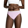 thumbnail image 5 of Fruit of the Loom Women's Cotton Hi-Cut Brief Underwear, 10-Pack, 5 of 13