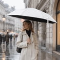 thumbnail image 3 of Westsun Travel Umbrella with Capsule Case, UPF 50+ UV Protection Lightweight 9oz 5-Fold Windproof Mini Pocket Umbrella (White), 3 of 8