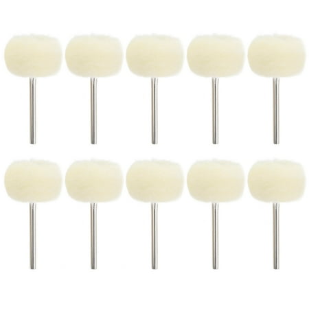 

XHXGZ Clearance Deal! 3mm Shank Fine Wool Polishing Abrasive Brush Grinding Buffing Wheel Grinder Head Hand tools for Jade Amber Jewelry Abrasive Brush