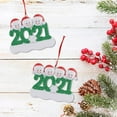 thumbnail image 5 of Family of 4 Christmas Tree Ornament 2021 - Snowman Parent Children Hat Play Snowball Red Sign Winter Activity Tradition Gift Year, 5 of 7