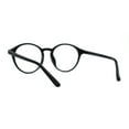 thumbnail image 4 of Horn Rim Keyhole Round 100% Blue Light Flitering Computer Glasses Black, 4 of 4