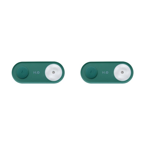 Billuyoard Humidificador USB portátil Pulverizador inalámbrico con noche Verde 2Conjunto