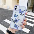 thumbnail image 4 of Compatible with iPhone Case, Cute Bling Glitter Clear Iridescent Butterfly Phone Case Slim Thin Soft Silicone [Sparkle Stars Shockproof Drop Protection] for iPhone, 4 of 6