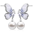 thumbnail image 1 of TEHAUX 1Par Aretes Colgantes Mujer Con Y Perla Fino Multicolor, 1 of 7