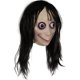 thumbnail image 1 of Máscara de diablo de terror con pelo largo, juegos de desafío aterrador, disfraz malvado, accesorios de decoración para fiesta de Cosplay espeluznante de Halloween, 1 of 5