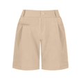 thumbnail image 5 of Pantalones Cortos de Mujer con Bolsillos Traje de Verano Casual Cinco Cuartos de Longitud, Tela Ligera para Uso Diario, de Playa Y de Fiesta, 5 of 5