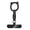 Classic black, variant on 360 Rotating Grip Aluminium Phone Strap Patches None Adhesive Finger Holder Universal Full Protective Phone Case