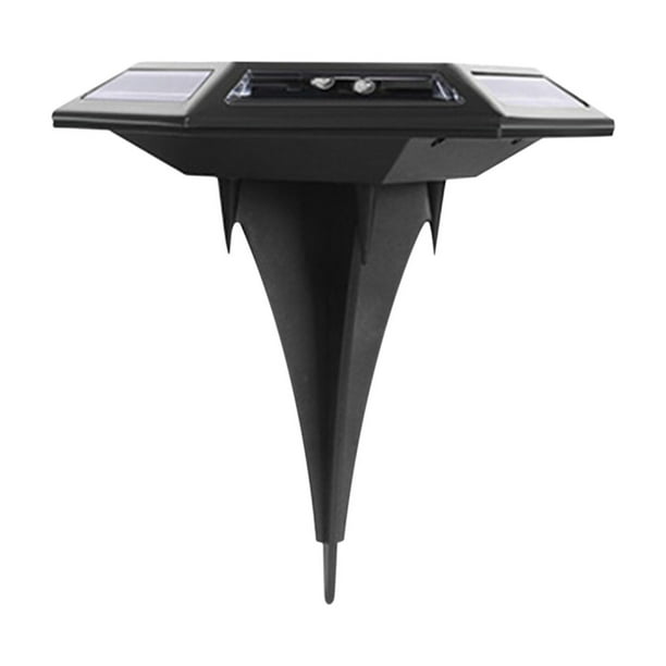 Luces de noche solares de acero inoxidable de 12 LED, lámpara solar enterrada, lámpara de pared enchufable, lámpara de césped para patio, lámpara de calle pequeña, lámpara montada en el suelo