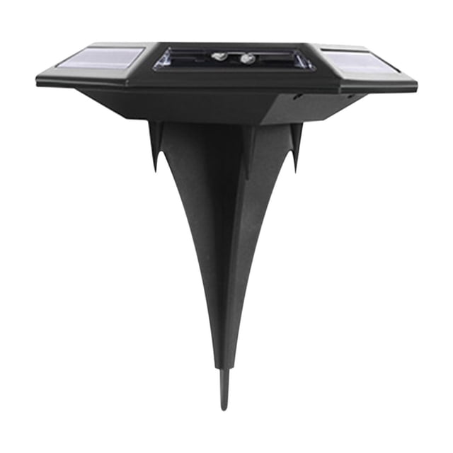 Lámpara Solar de Acero Inoxidable de 12 Led, Lámpara Enterrada, Lámpara de Pared Enchufable, Lámpara de Césped para Patio, Lámpara de Calle Pequeña