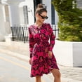 thumbnail image 1 of Vêtements de Printemps Vêtements pour Femmes Robe à Manches Longues Col en V Mode Soirée Élégante Cadeaux, 1 of 8