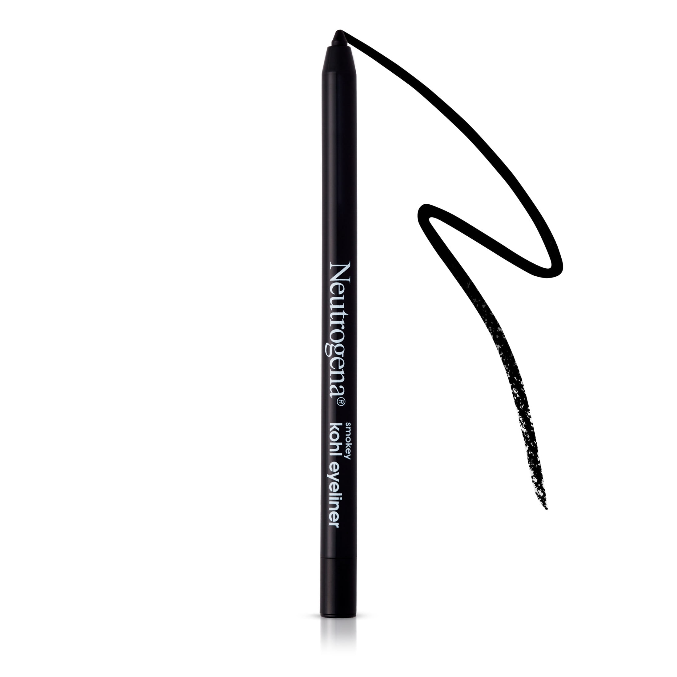 (2 pack) Neutrogena Smokey Kohl Water-Resistant Eyeliner, Jet Black, 0.014 oz