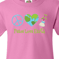 thumbnail image 4 of Inktastic Peace Love Earth Youth T-Shirt, 4 of 5
