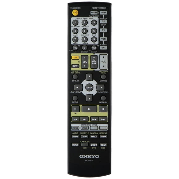 Onkyo AV Receiver Remote Control (RC-681M) (Used)