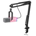 thumbnail image 1 of Micrófono para juegos FIFINE AM8T USB/XLR con RGB para PC, color rosa, 1 of 9