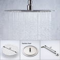 thumbnail image 3 of Boyel Living Wall Mount Balance Valve Shower System Round 10 inch Shower Head with Handheld Shower Brushed Nickel, 3 of 6