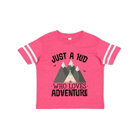 

Inktastic Just A Kid Who Loves Adventure Gift Toddler Boy or Toddler Girl T-Shirt