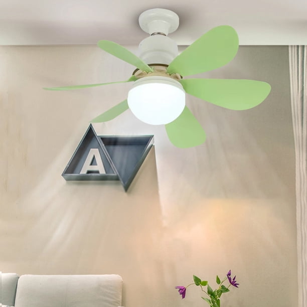Ventilador de techo con luz de 3 velocidades, ventiladores de techo de perfil bajo para dormitorio de oficinas en el hogar