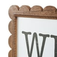thumbnail image 4 of DecMode Sign Handmade Welcome Wood Decorative Sign with Black Lettering, 1-Piece, 4 of 9
