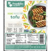Franklin Farms Organic Firm Pressed Tofu - Vacuum Pack, 14 Ounce -- 6 per case