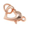 thumbnail image 4 of Broche de Langosta Zulema Joyería Broche de Joyería Grande Broche de Cadena de Corazón Oro rosa, 4 of 7