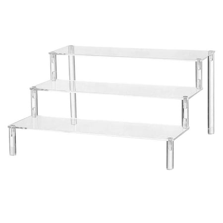 

Acrylic Display Stands Riser Display Shelf for Figures Cupcakes Stand for Cabinet Countertops Table 0cm