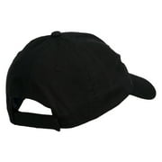 Staff Letter Embroidered Low Profile Washed Cap - Black OSFM