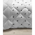 thumbnail image 3 of Sea Animals Down Alternative Comforter, Monochrome Shark Illustration Fashion Maritime Illustration Aquatics, Microfiber Quilt for All Season, 5 Sizes, Turquoise Beige Teal, by Ambesonne, 3 of 3
