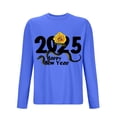 thumbnail image 4 of Blusas y camisas de manga larga con cuello redondo para hombre, ropa deportiva para el hogar, pijamas, camisetas de color liso, blusa deportiva para hombre, poliéster, 4 of 5