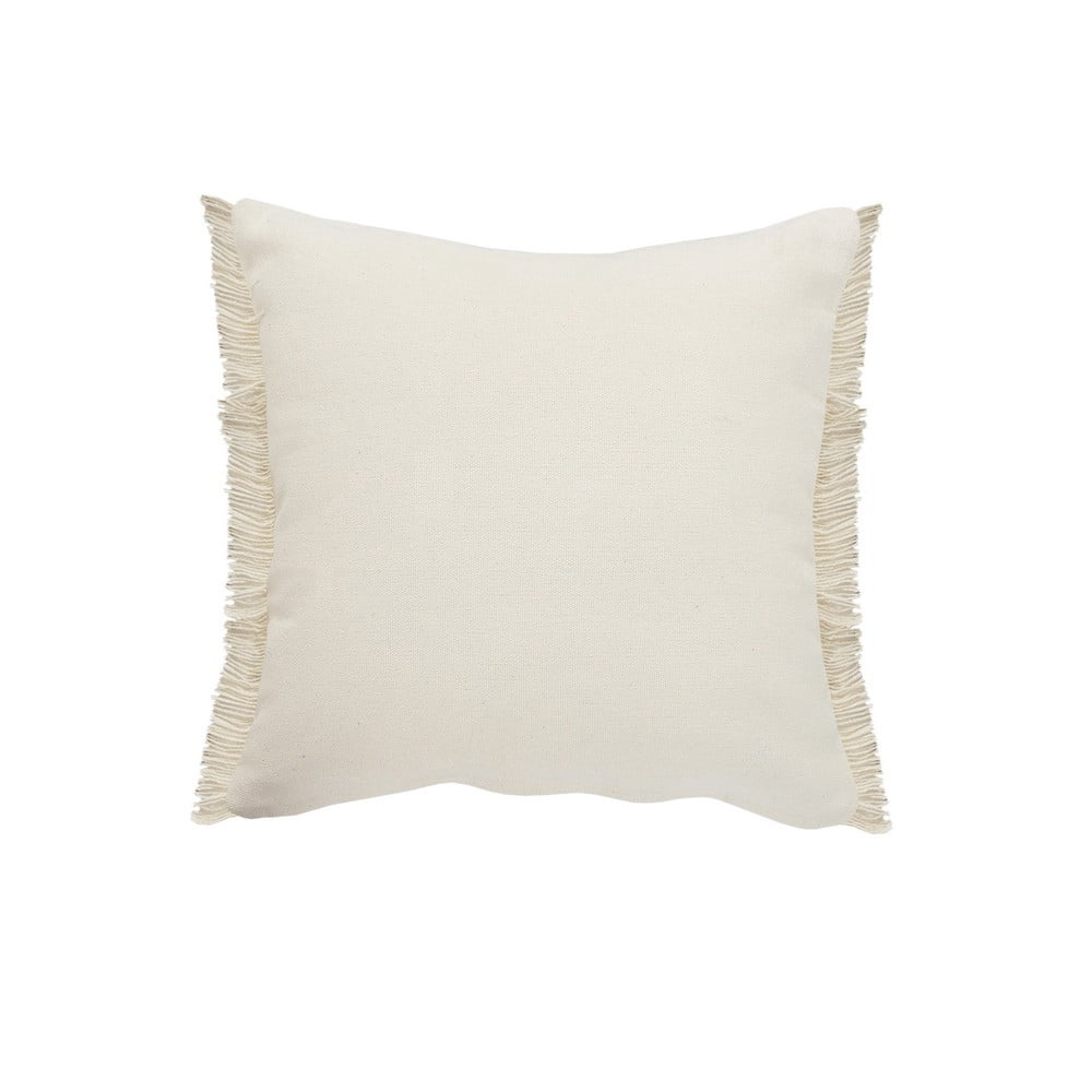 Ox Bay 24" x 24" Red/ Navy Stripe Cotton Blend Pillow Cover