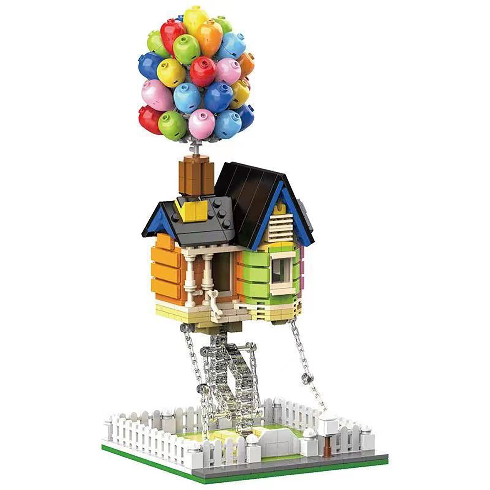Details about   Building Blocks Kit Modular Balloon House Model Balance Frame Toys for Kids 
