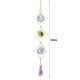 thumbnail image 2 of Moon Sun Ball Crystal Hanging Metal Pendant Rainbow Maker Home Garden Decor (20) Ehuebsd Libre de BPA, 2 of 8