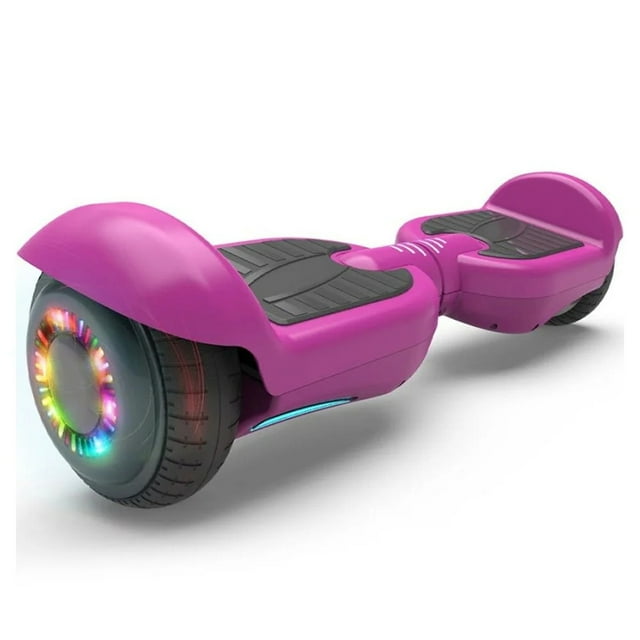HOVERSTAR Hoverboard Patineta Electrica Nueva Versión-LBW14, Dos Llantas Scooter de Autobalance con Bocina Bluetooth para Escuchar Musica y luz LED en Las Llantas