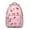 Pink, variant on Golden Pineapple Pattern Backpack - Tropical Fruit Design Waterproof Bookbag with Organized Storage & Lightweight Comfort