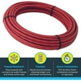 thumbnail image 3 of Shark Bite U860R100 1/2" X 100' Red PEX Coil Tubing, 3 of 3