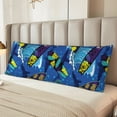 thumbnail image 2 of Vsdgher Hawaiian Style Body Pillow Cover, Pillowcases with Hidden Zipper Breathable Long Pillow Case (Pillows are not included,20x54 inch), 2 of 7