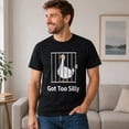 thumbnail image 2 of Funny Goose Graphic T-Shirt, Got Too Silly Animal Humor Tee, Unisex Classic Fit, 2 of 9