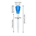 thumbnail image 2 of Large Turkey Baster - Premium Baster Tool for Cooking - Easy to Use and Clean - Powerful Bulb Baster Syringe - Dishwasher Safe - Flavor Meat Poultry, Beef, Chicken(Blue), 2 of 5
